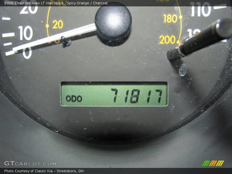 Spicy Orange / Charcoal 2006 Chevrolet Aveo LT Hatchback