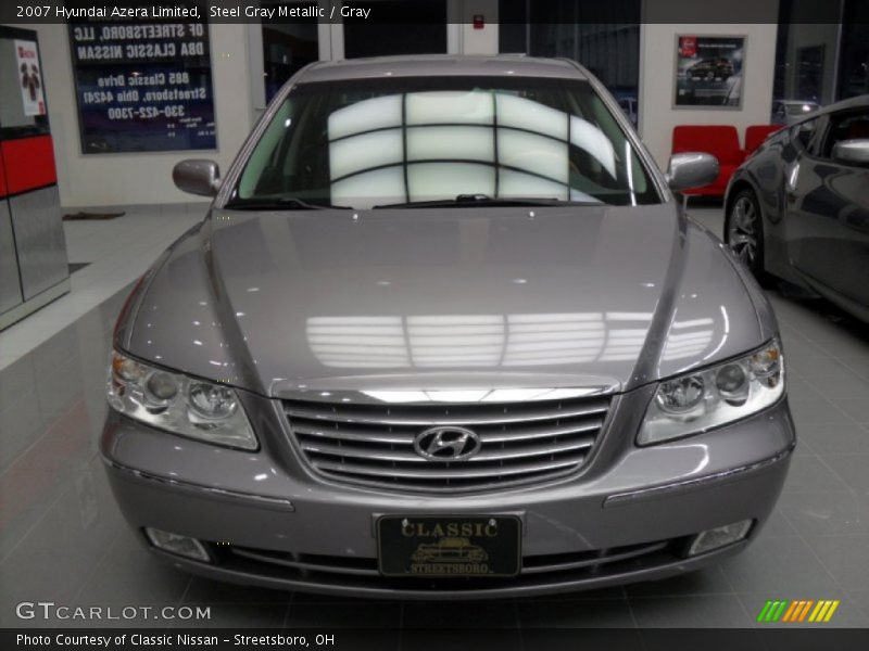 Steel Gray Metallic / Gray 2007 Hyundai Azera Limited