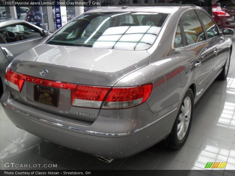 Steel Gray Metallic / Gray 2007 Hyundai Azera Limited