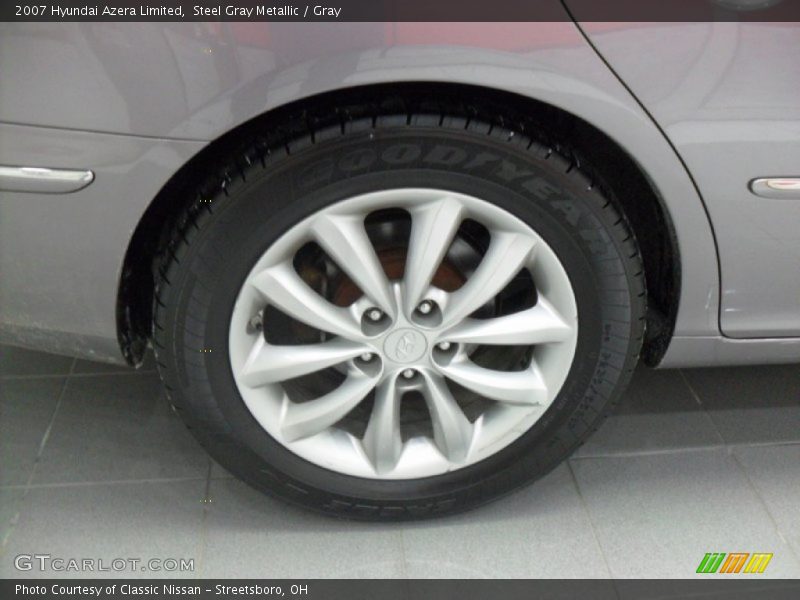Steel Gray Metallic / Gray 2007 Hyundai Azera Limited