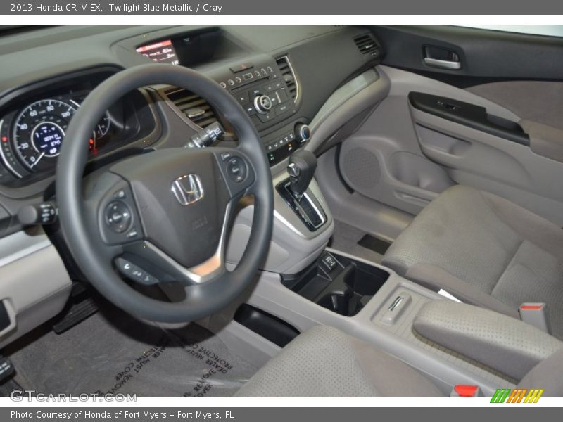 Twilight Blue Metallic / Gray 2013 Honda CR-V EX