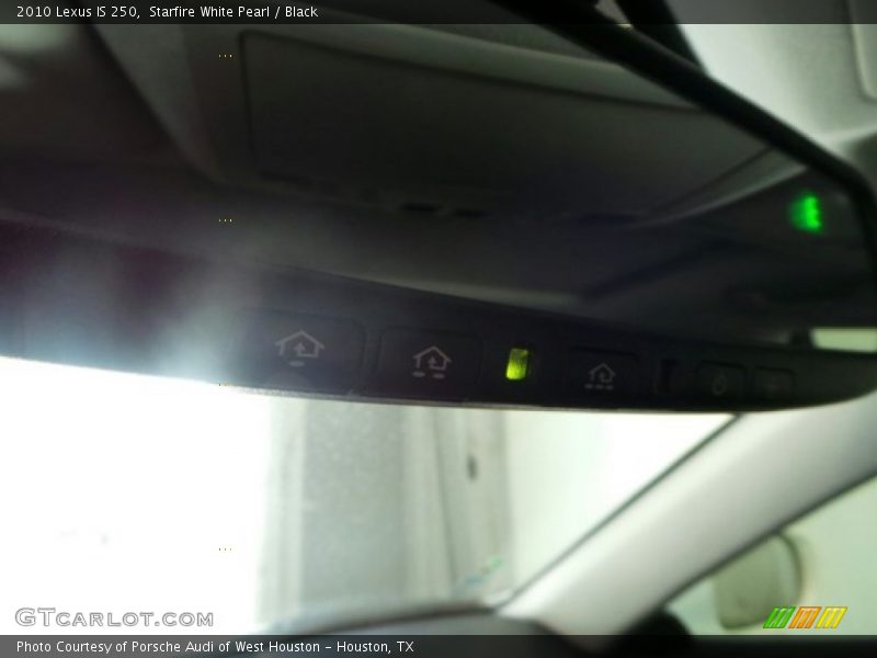 Starfire White Pearl / Black 2010 Lexus IS 250