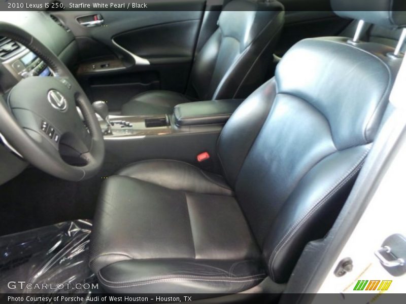 Starfire White Pearl / Black 2010 Lexus IS 250