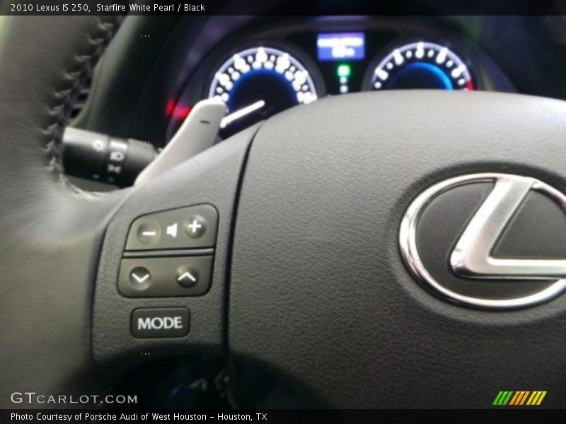 Starfire White Pearl / Black 2010 Lexus IS 250