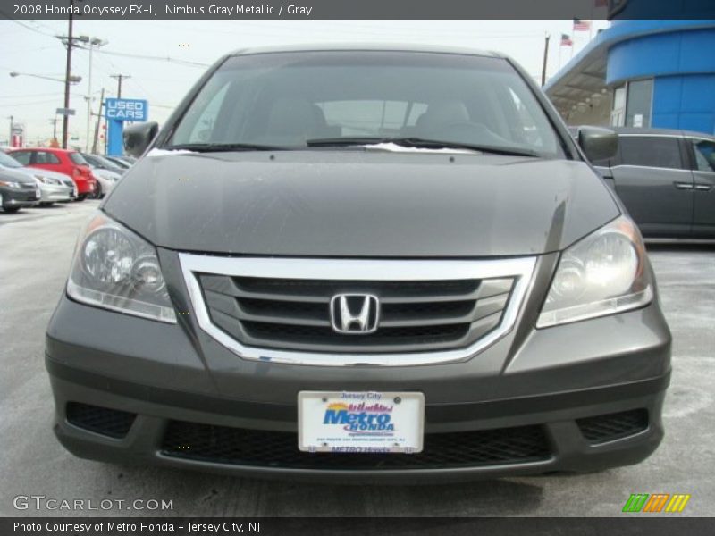 Nimbus Gray Metallic / Gray 2008 Honda Odyssey EX-L