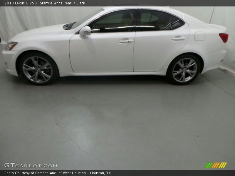 Starfire White Pearl / Black 2010 Lexus IS 250