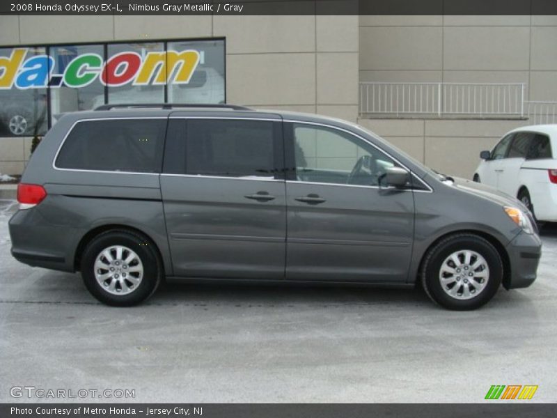 Nimbus Gray Metallic / Gray 2008 Honda Odyssey EX-L