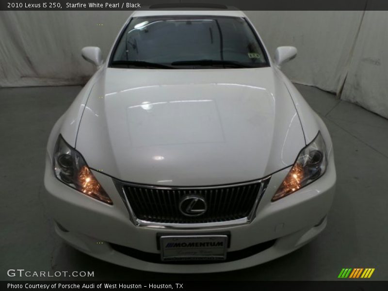 Starfire White Pearl / Black 2010 Lexus IS 250