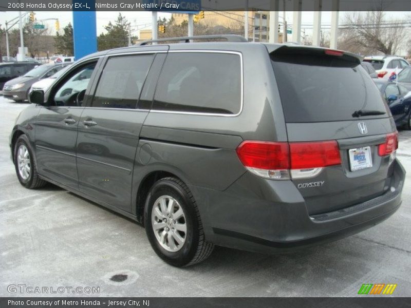 Nimbus Gray Metallic / Gray 2008 Honda Odyssey EX-L