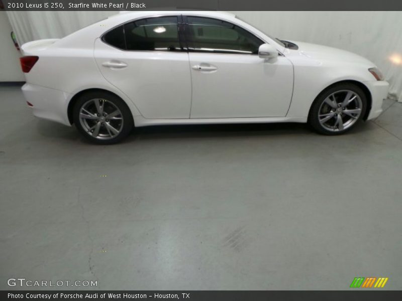 Starfire White Pearl / Black 2010 Lexus IS 250