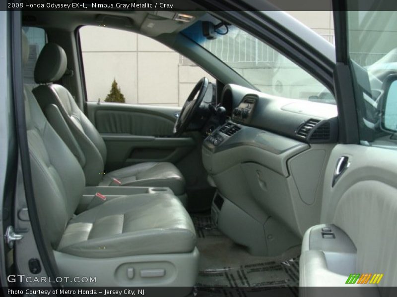 Nimbus Gray Metallic / Gray 2008 Honda Odyssey EX-L