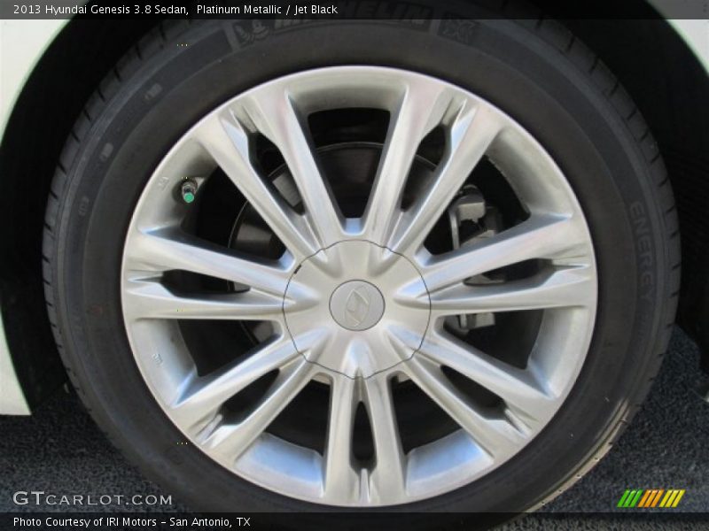 Platinum Metallic / Jet Black 2013 Hyundai Genesis 3.8 Sedan