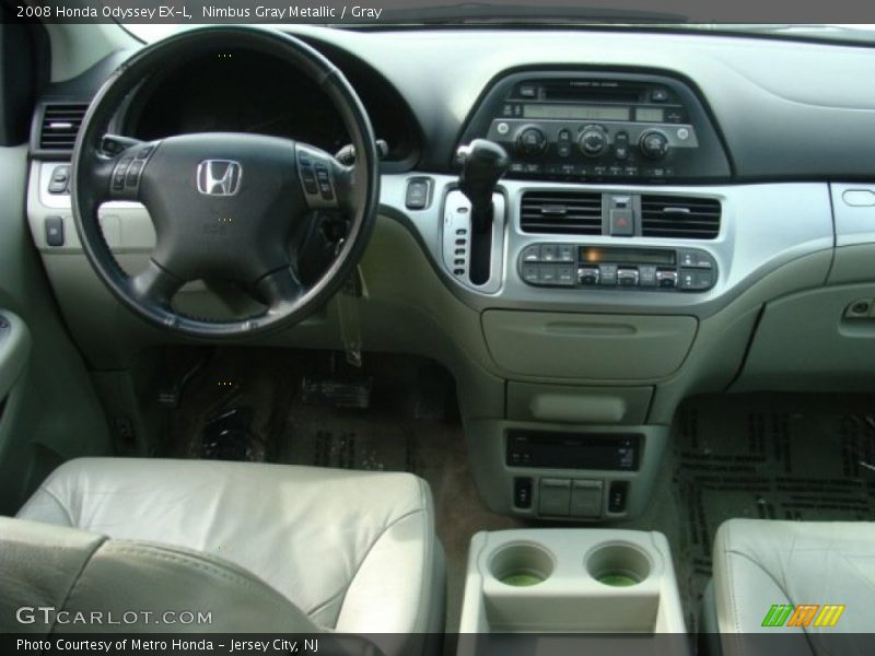 Nimbus Gray Metallic / Gray 2008 Honda Odyssey EX-L