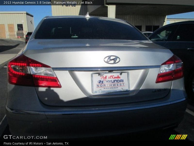 Platinum Metallic / Jet Black 2013 Hyundai Genesis 3.8 Sedan