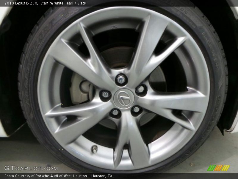Starfire White Pearl / Black 2010 Lexus IS 250