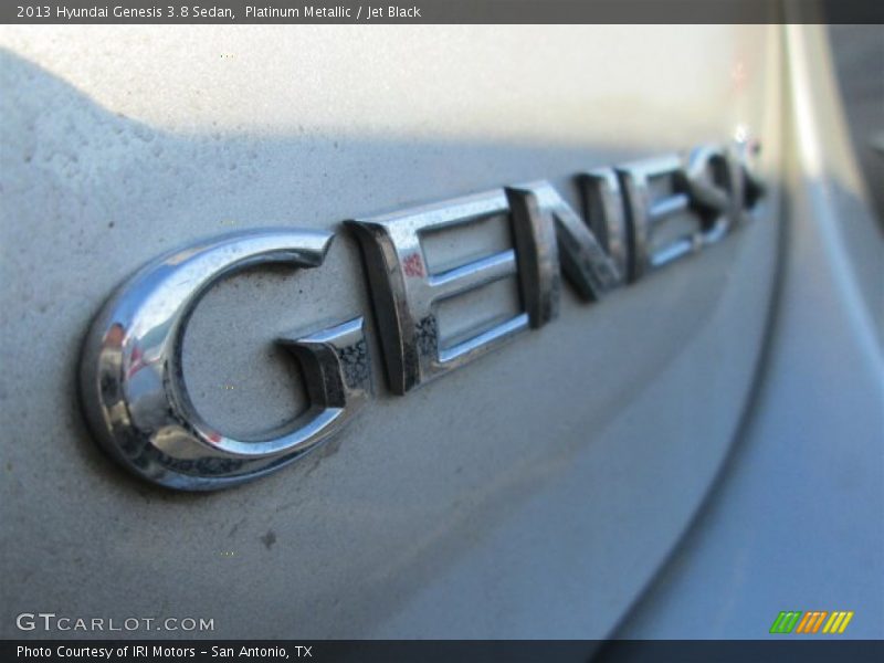 Platinum Metallic / Jet Black 2013 Hyundai Genesis 3.8 Sedan