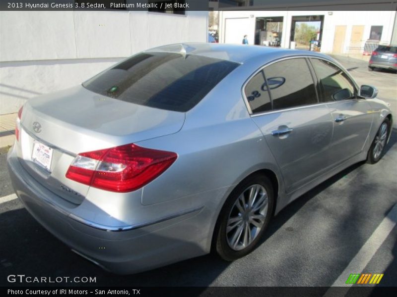 Platinum Metallic / Jet Black 2013 Hyundai Genesis 3.8 Sedan