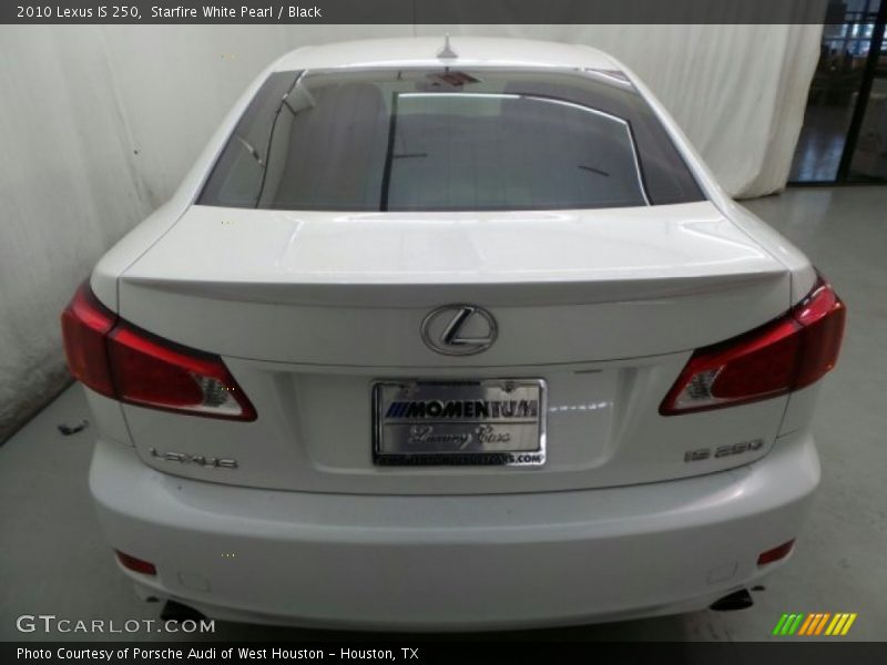 Starfire White Pearl / Black 2010 Lexus IS 250