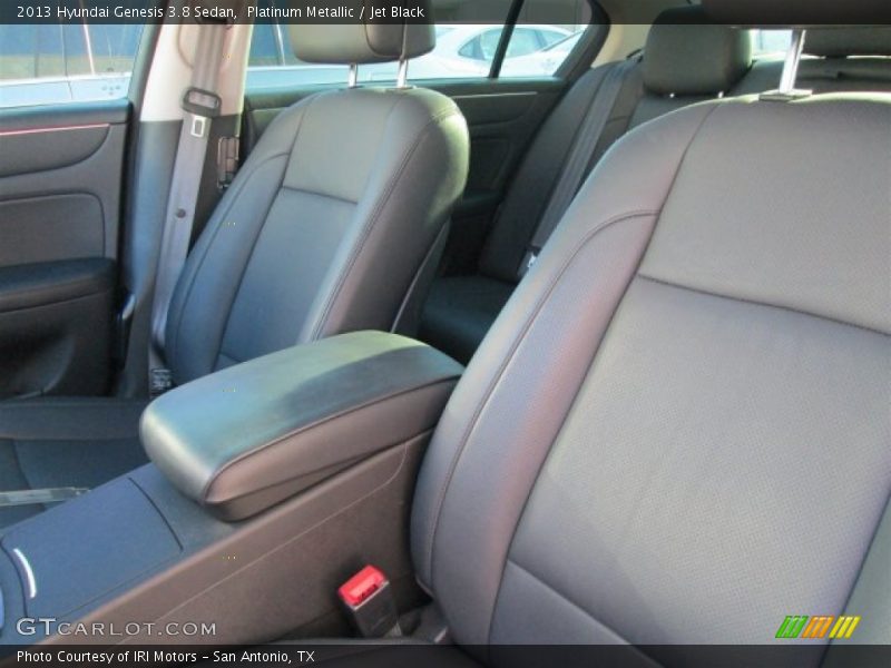 Platinum Metallic / Jet Black 2013 Hyundai Genesis 3.8 Sedan