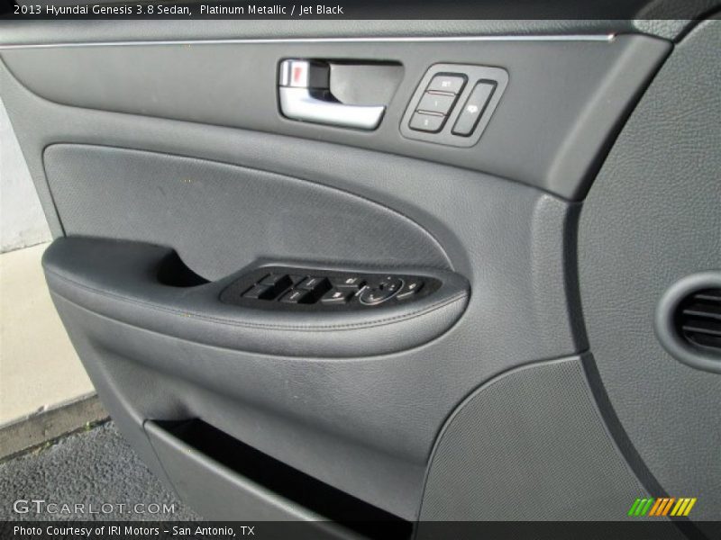 Platinum Metallic / Jet Black 2013 Hyundai Genesis 3.8 Sedan