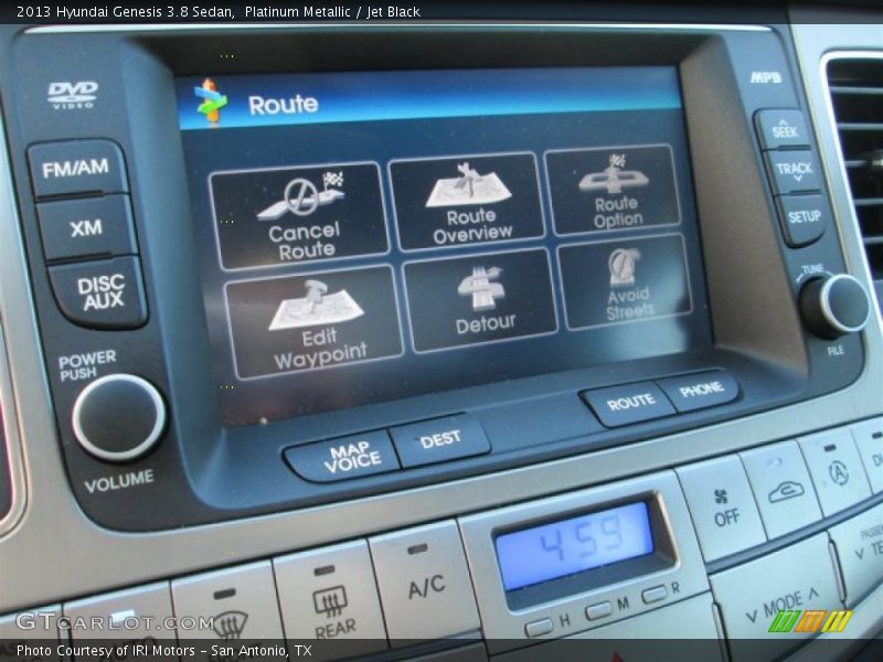 Platinum Metallic / Jet Black 2013 Hyundai Genesis 3.8 Sedan