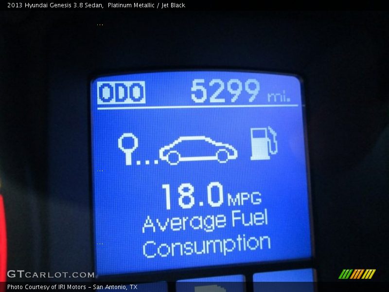 Platinum Metallic / Jet Black 2013 Hyundai Genesis 3.8 Sedan