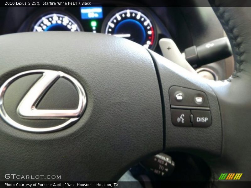 Starfire White Pearl / Black 2010 Lexus IS 250