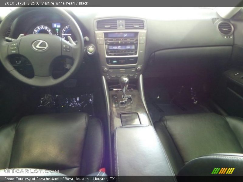 Starfire White Pearl / Black 2010 Lexus IS 250