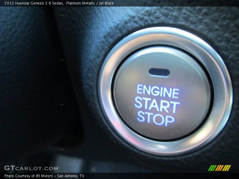 Platinum Metallic / Jet Black 2013 Hyundai Genesis 3.8 Sedan