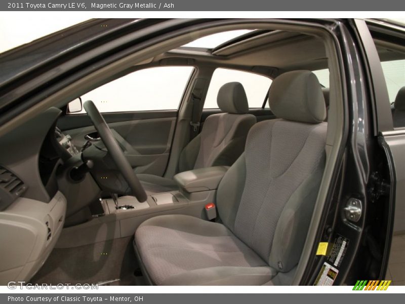 Magnetic Gray Metallic / Ash 2011 Toyota Camry LE V6