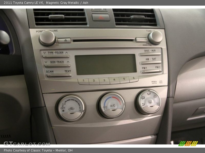 Magnetic Gray Metallic / Ash 2011 Toyota Camry LE V6