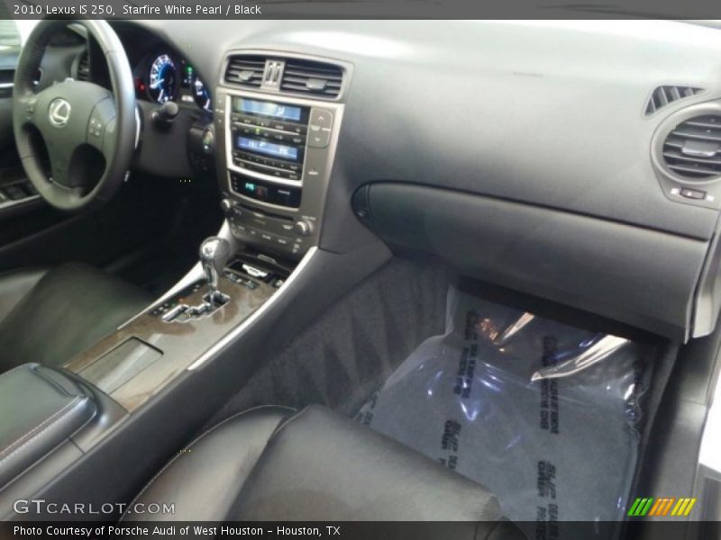 Starfire White Pearl / Black 2010 Lexus IS 250