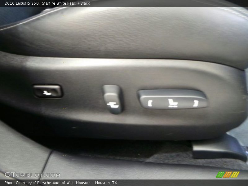 Starfire White Pearl / Black 2010 Lexus IS 250