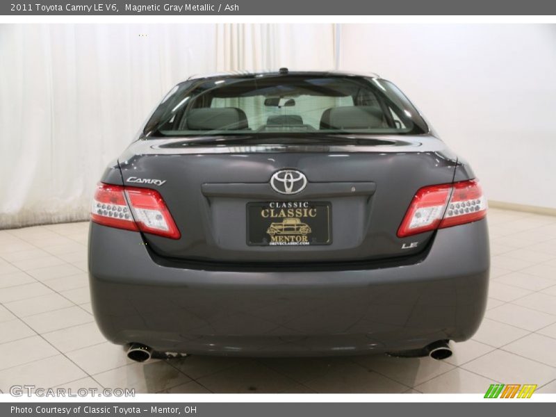 Magnetic Gray Metallic / Ash 2011 Toyota Camry LE V6