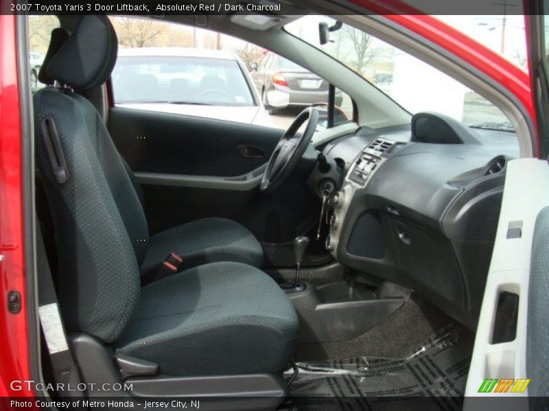 Absolutely Red / Dark Charcoal 2007 Toyota Yaris 3 Door Liftback