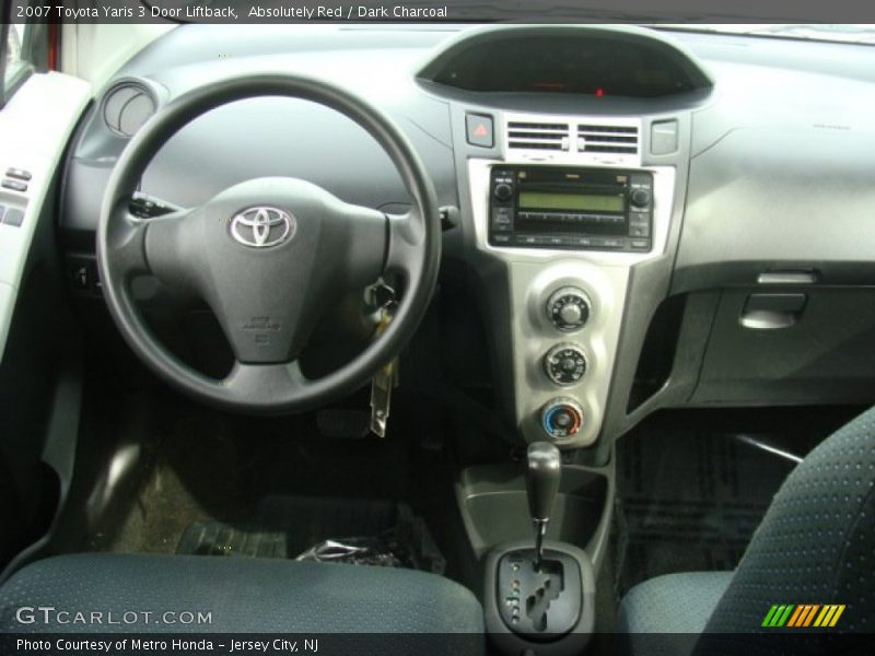 Absolutely Red / Dark Charcoal 2007 Toyota Yaris 3 Door Liftback