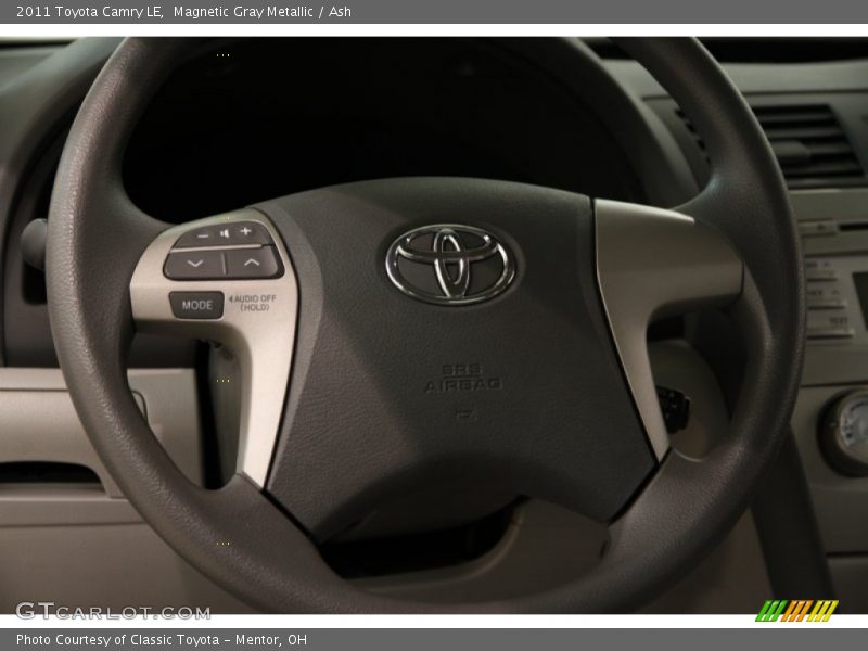 Magnetic Gray Metallic / Ash 2011 Toyota Camry LE