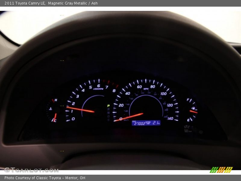 Magnetic Gray Metallic / Ash 2011 Toyota Camry LE