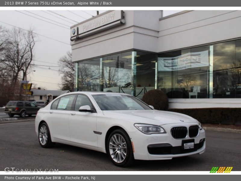 Alpine White / Black 2013 BMW 7 Series 750Li xDrive Sedan