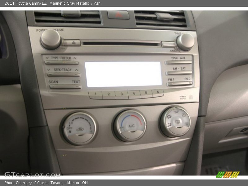 Magnetic Gray Metallic / Ash 2011 Toyota Camry LE