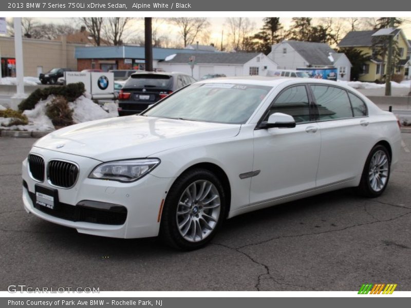 Alpine White / Black 2013 BMW 7 Series 750Li xDrive Sedan