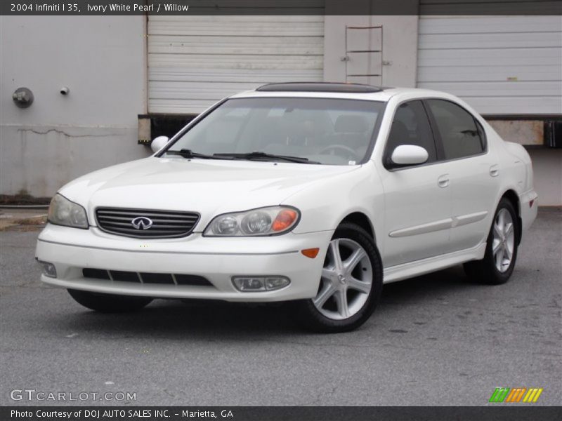 Ivory White Pearl / Willow 2004 Infiniti I 35