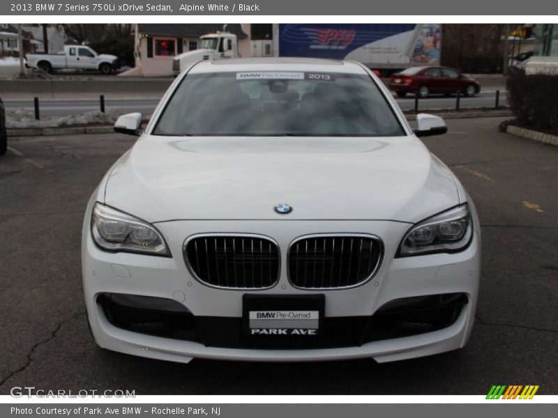 Alpine White / Black 2013 BMW 7 Series 750Li xDrive Sedan