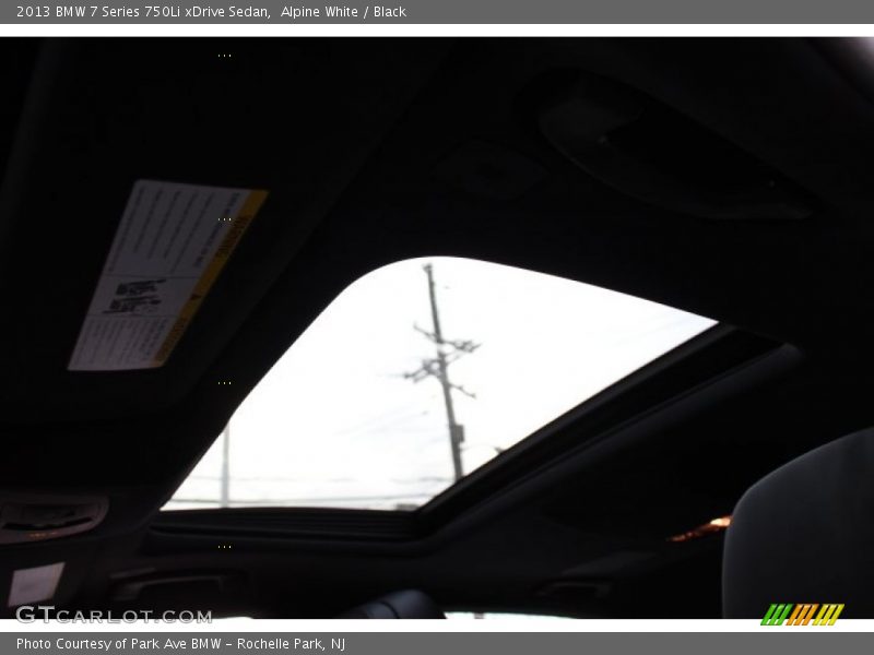 Alpine White / Black 2013 BMW 7 Series 750Li xDrive Sedan