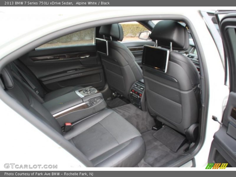 Rear Seat of 2013 7 Series 750Li xDrive Sedan