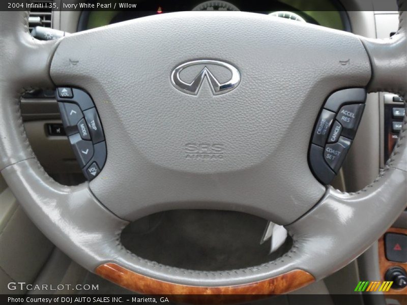 Ivory White Pearl / Willow 2004 Infiniti I 35
