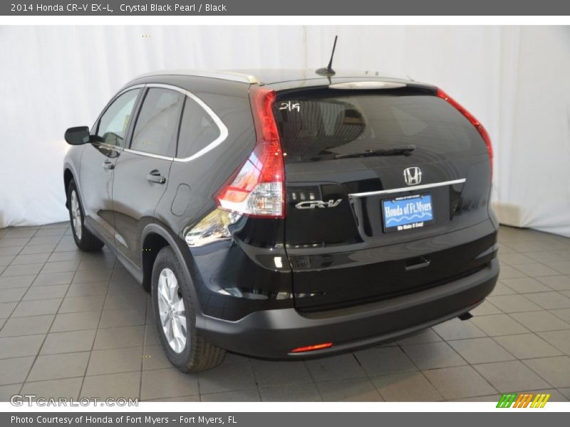 Crystal Black Pearl / Black 2014 Honda CR-V EX-L