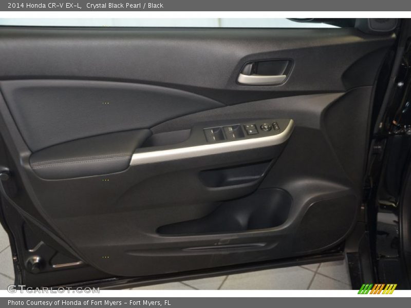 Crystal Black Pearl / Black 2014 Honda CR-V EX-L