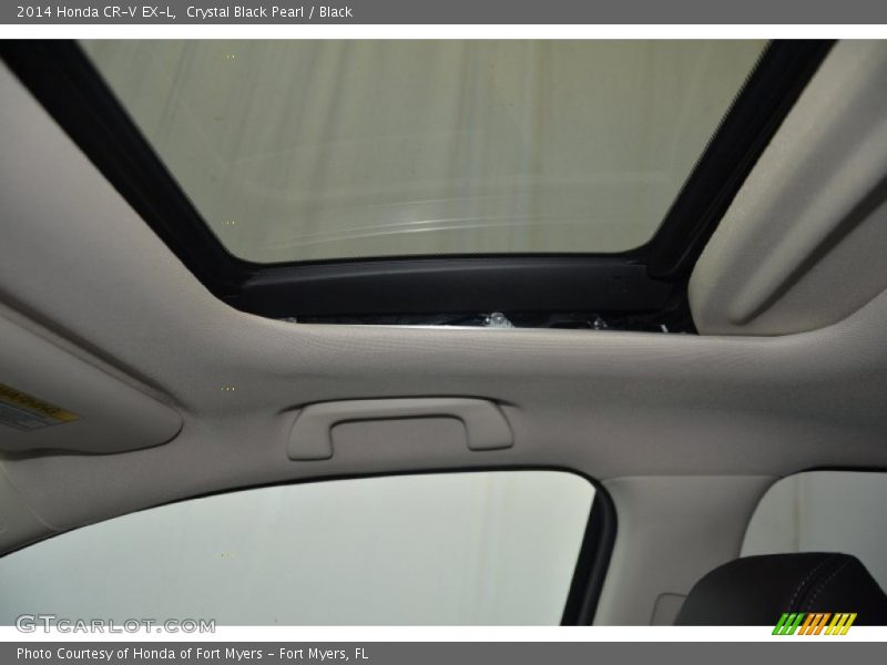 Crystal Black Pearl / Black 2014 Honda CR-V EX-L