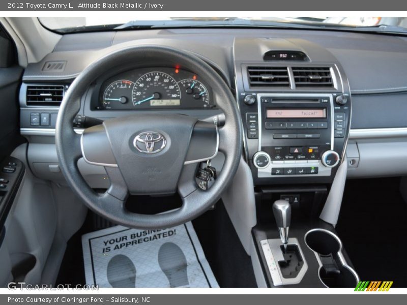Attitude Black Metallic / Ivory 2012 Toyota Camry L